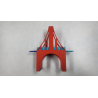 Pont aérien simple piste compatible Hot Wheels