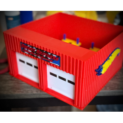 Garage avec portes ouvrantes compatible Hot Wheels