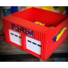 Garage avec portes ouvrantes compatible Hot Wheels