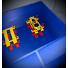Garage avec portes ouvrantes compatible Hot Wheels