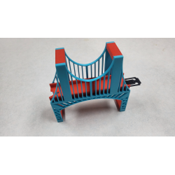 Pont surélevé simple piste compatible Hot Wheels