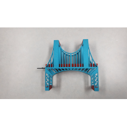 Pont surélevé simple piste compatible Hot Wheels