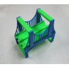 Pont surélevé double piste compatible Hot Wheels