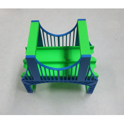 Pont surélevé double piste compatible Hot Wheels