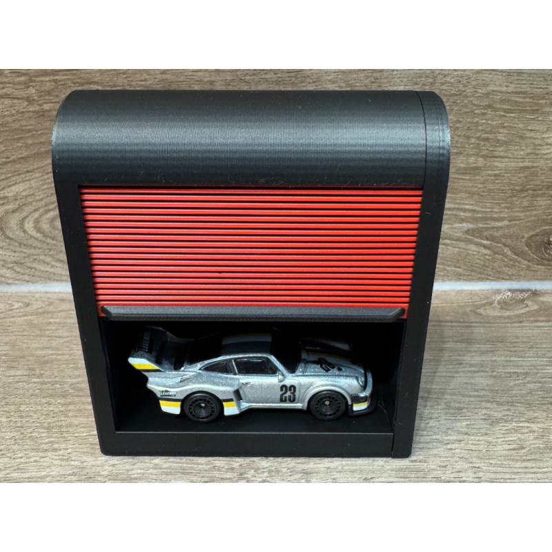 Garage double avec porte coulissante