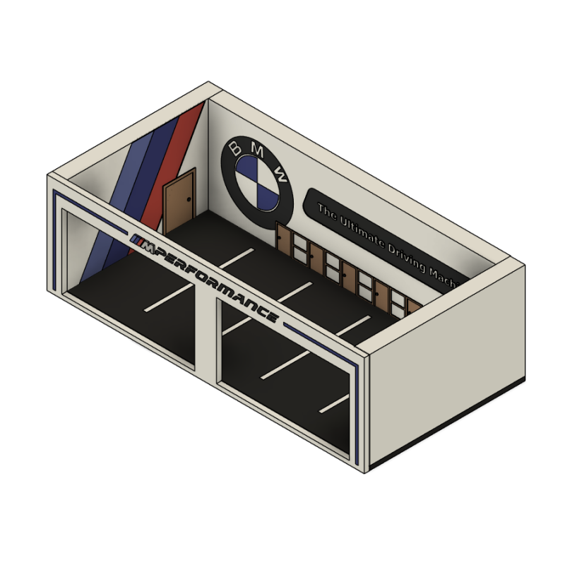 Garage BMW Diorama
