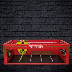 Garage Ferrari diorama échelle 1/64