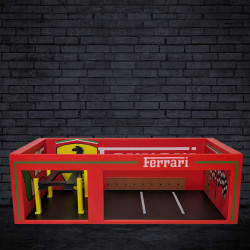 Garage Ferrari diorama échelle 1/64