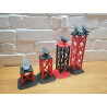 Tours modulaires compatible Hots Wheels - Pack de 4