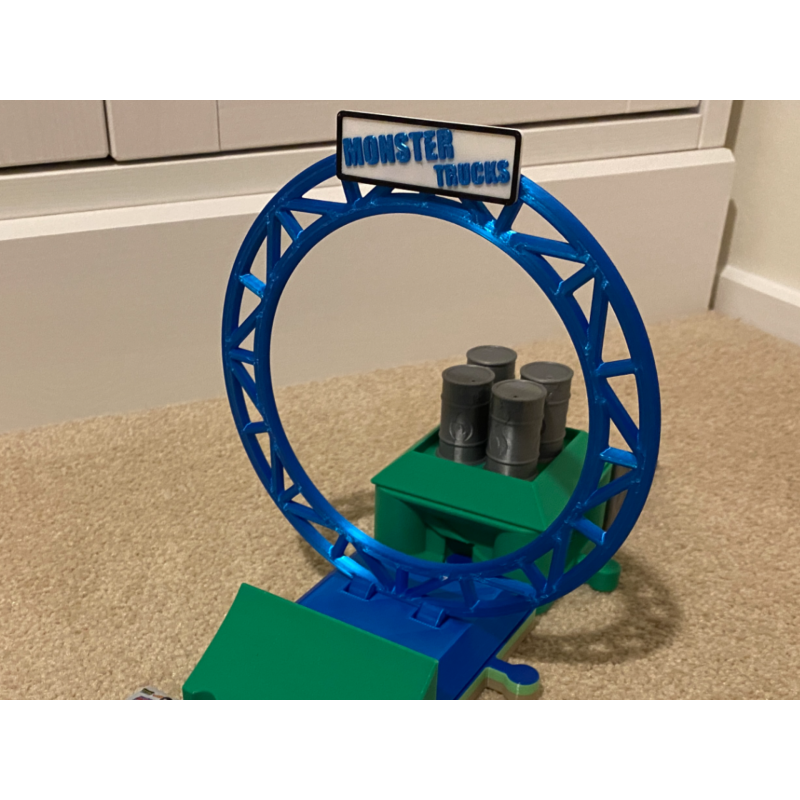 Hot Wheels Monster Truck Ramps - Hoop Jump