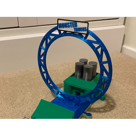 Hot Wheels Monster Truck Ramps - Hoop Jump