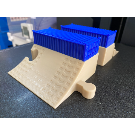 Hot Wheels Monster Truck Ramps - Backflip Shipping Container