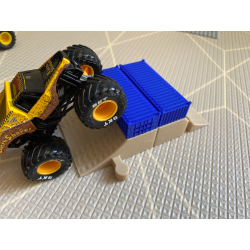 Hot Wheels Monster Truck Ramps - Backflip Shipping Container