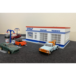 Station service Gulf à l'échelle 1/64