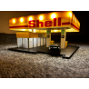 Station service Shell à l'échelle 1/64