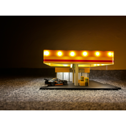 Station service Shell à l'échelle 1/64