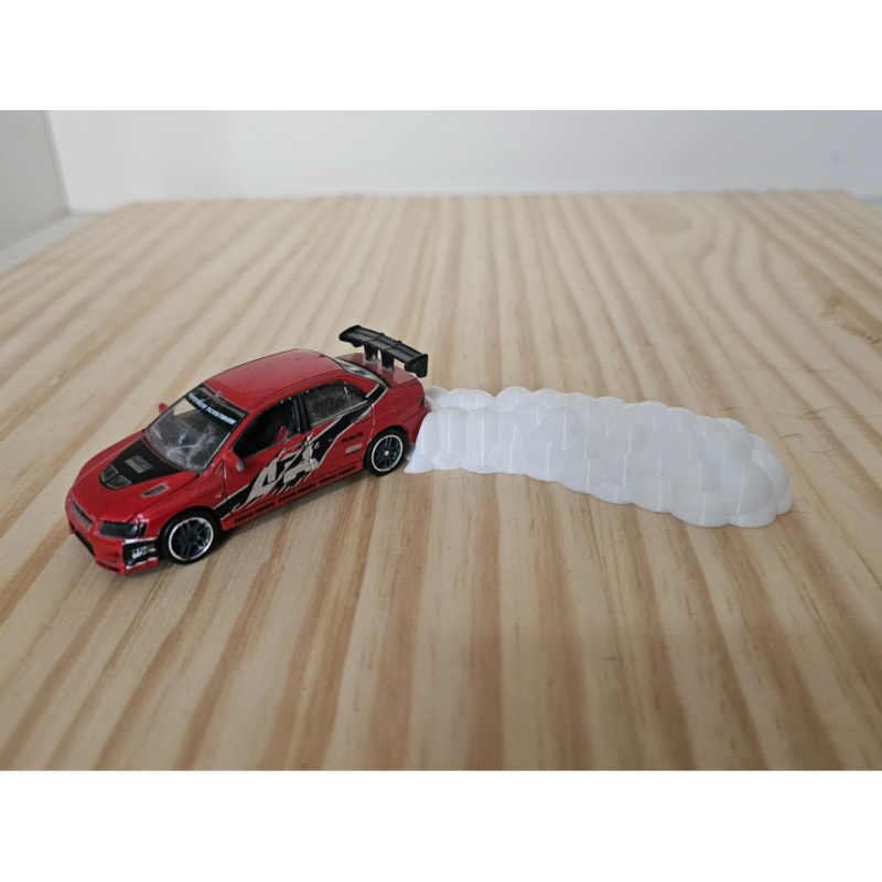 Fumée de drift compatible Hot Wheels