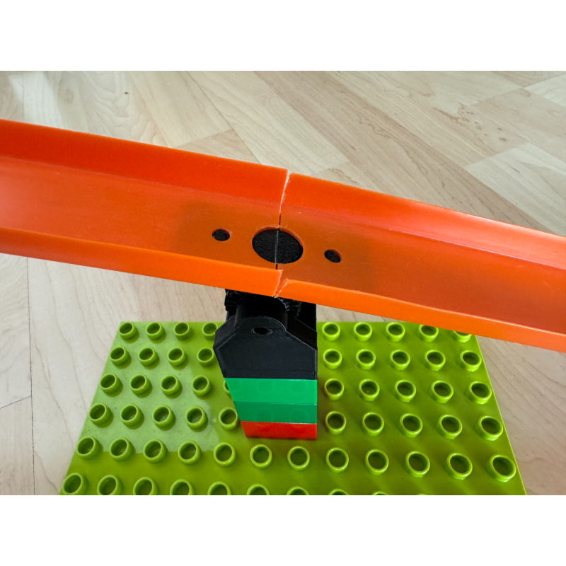 Adaptateur de charnière compatible Duplo à Hot Wheels + Connecteur