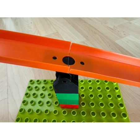 Adaptateur de charnière compatible Duplo à Hot Wheels + Connecteur