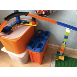 Adaptateur de charnière compatible Duplo à Hot Wheels + Connecteur