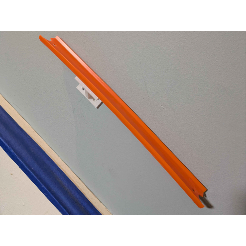 Support mural piste simple compatible Hot Wheels