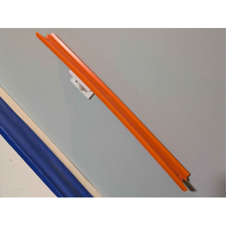 Support mural piste simple compatible Hot Wheels