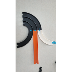 Triple virages 45/90 degrés compatible Hot Wheels