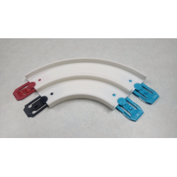 Double virages 45/90 degrés compatible Hot Wheels