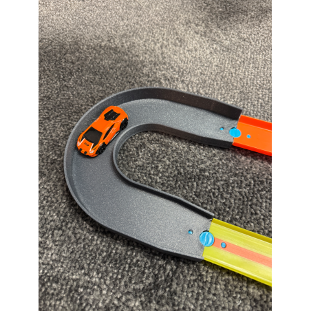Courbe à 180 degrés compatible Hot Wheels