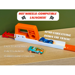 Lanceur simple piste MEGA POWER compatible Hot Wheels