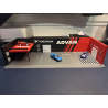 Mega Garage Advan grand format à l'échelle 1/64