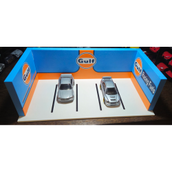 Garage Gulf à l'échelle 1/64