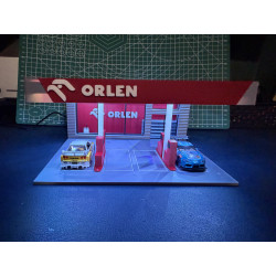 Station-service ORLEN pour voitures à l'échelle 1/64