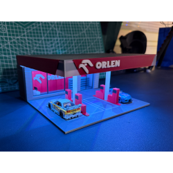 Station-service ORLEN pour voitures à l'échelle 1/64