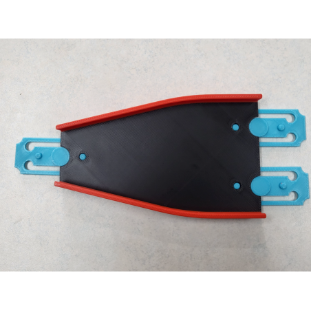 Réducteur de piste en Y 2 pistes vers 1 compatible Hot Wheels