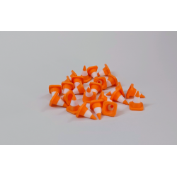 Cônes de signalisation compatible Hot Wheels x12