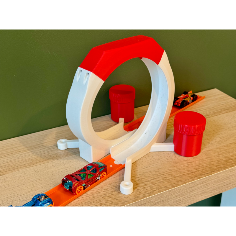 Pack de pistes acrobatiques compatibles Hot Wheels