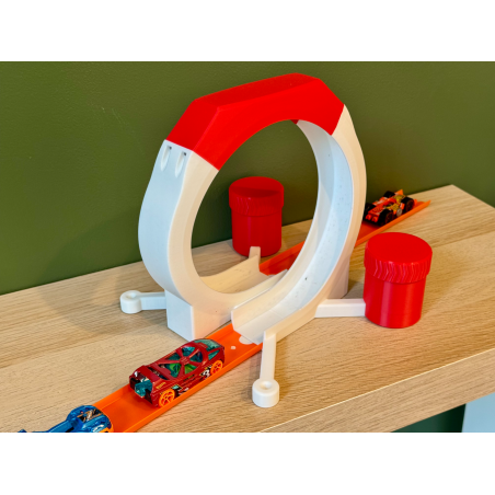 Pack de pistes acrobatiques compatibles Hot Wheels