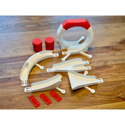 Pack de pistes acrobatiques compatibles Hot Wheels