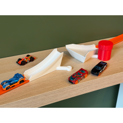 Pack de pistes acrobatiques compatibles Hot Wheels