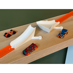Pack de pistes acrobatiques compatibles Hot Wheels